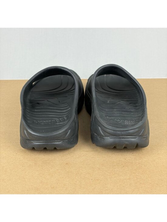 Hoka Ora Recovery Slide Sandals Mens 8 Womens 10 Black Slip On Casual Sport main image 5